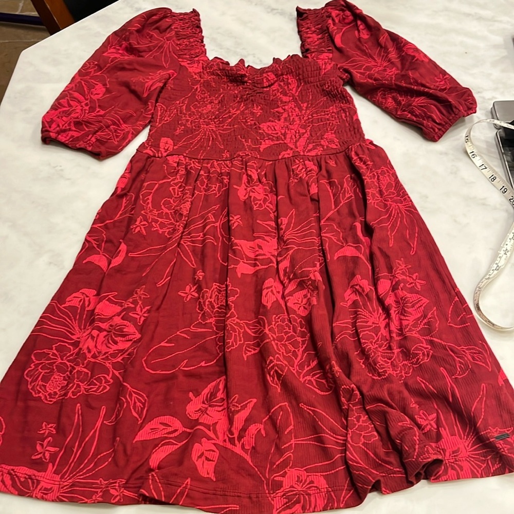Roxy red summer dress.